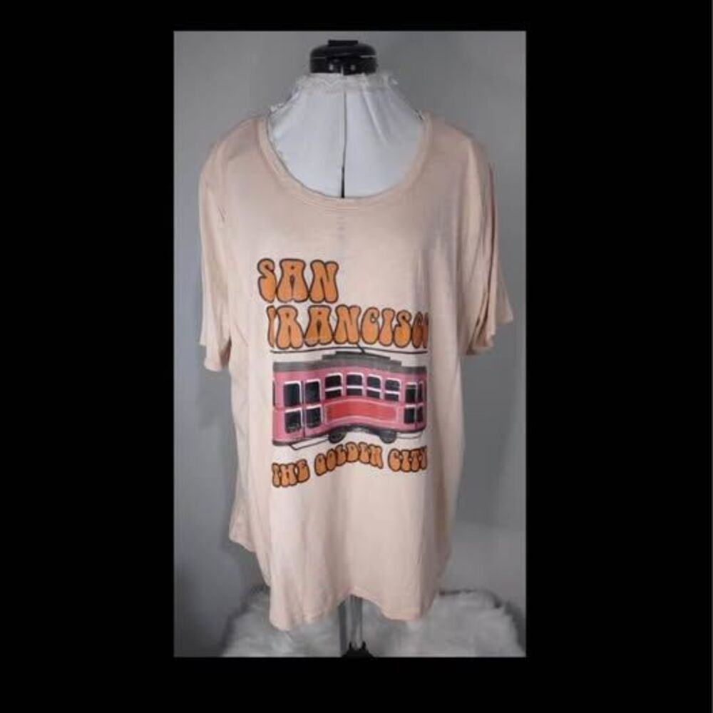 NWT 2X San Francisco size 22/24 Tee shirt “The Golden City” graphic T-shirt